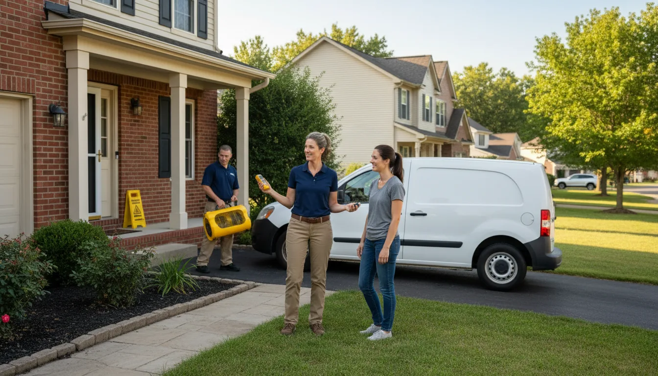 Water restoration image for Water Damage & Restoration Services in Perrin, TX